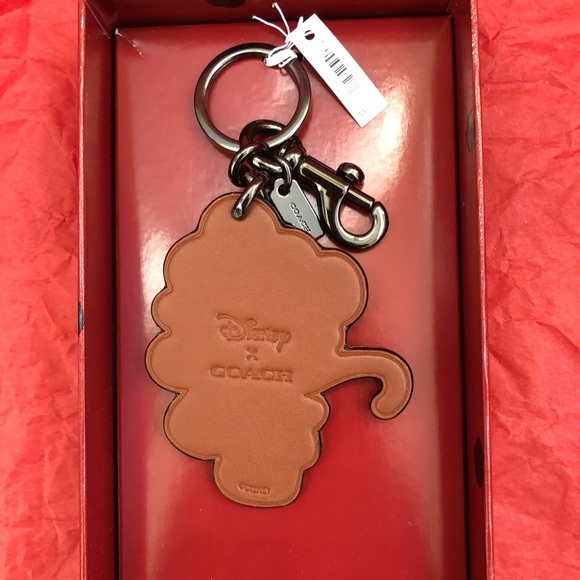 NWT Disney X Coach Minnie Mouse Bag or Key Charm - Picture 2 of 4